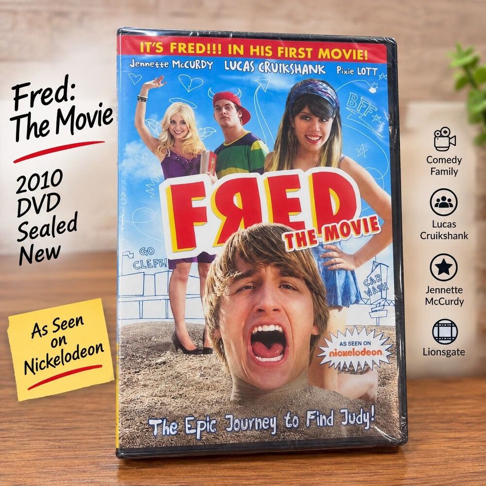 Fred: The Movie DVD 2010 Sealed New Lionsgate Lucas Cruikshank Jennette